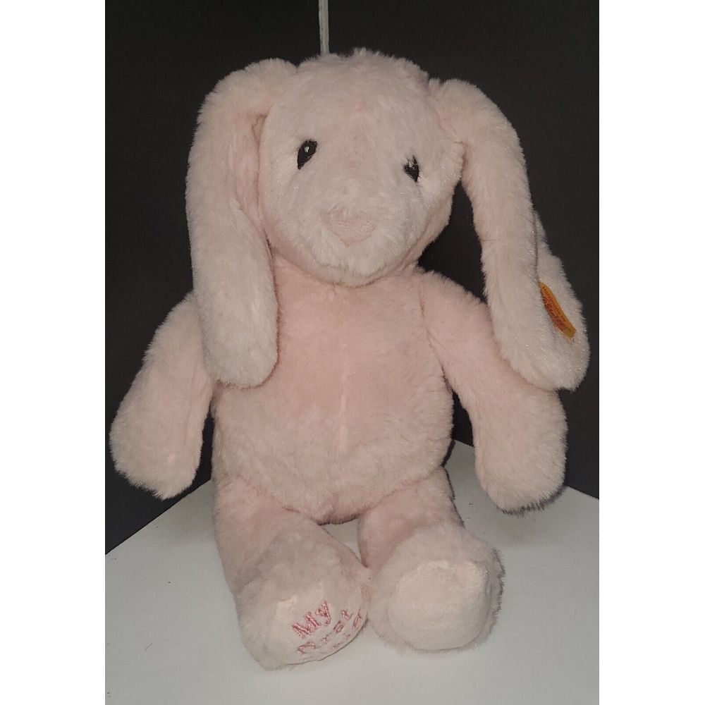 Steiff Soft Cuddly Friends My First Hoppie Rabbit 10", Premium Stuffed Animal...